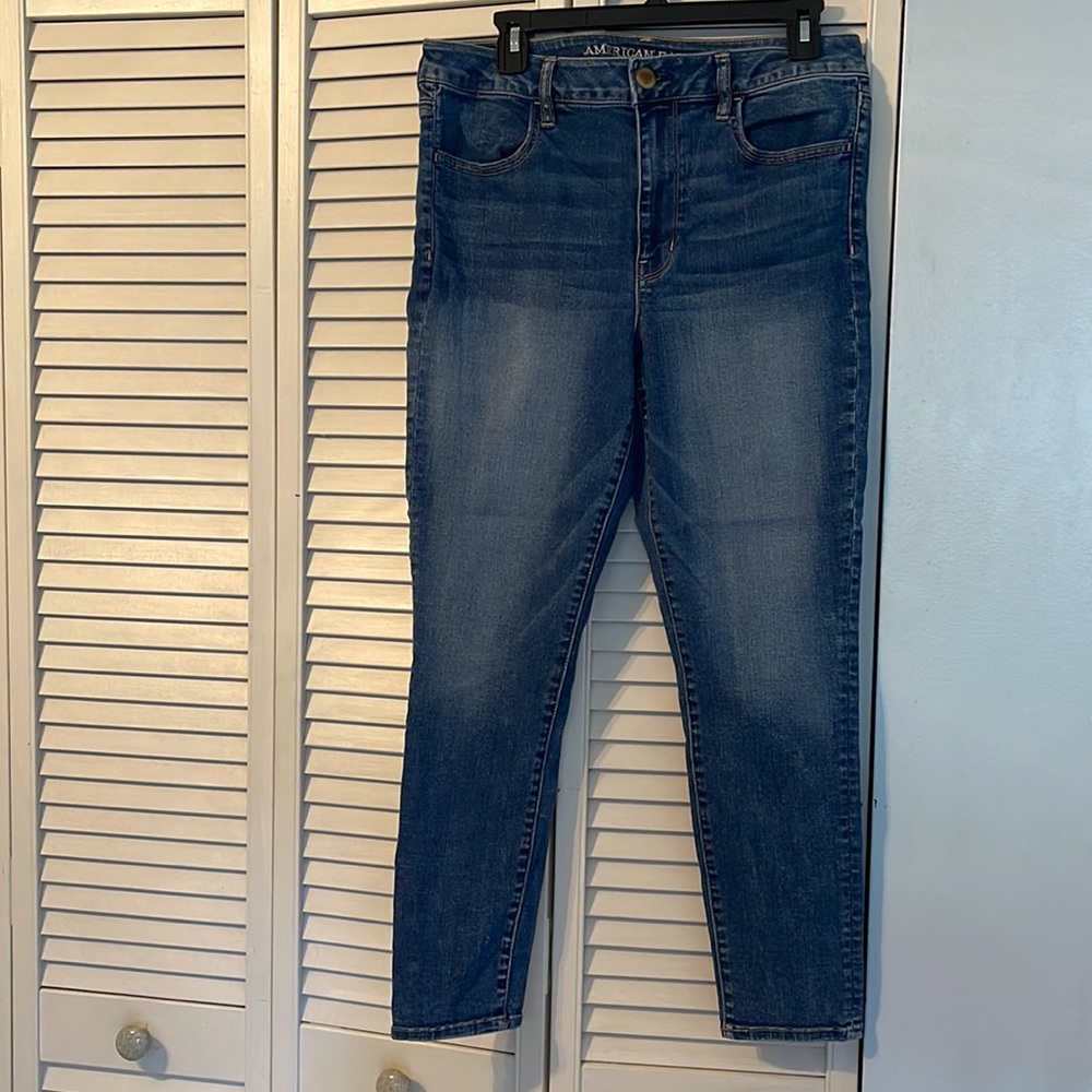 American Eagle high rise jeggings.